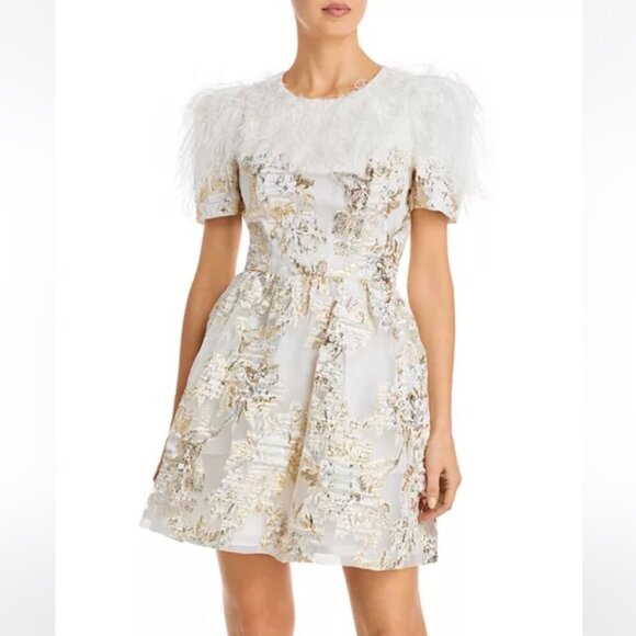 NWT Black Halo Chadwick Mini DressSize 14 - Picture 3 of 9